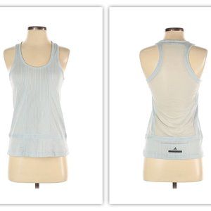 Stella McCartney for Adidas Gray Sheer Back Athletic Top